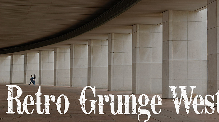 Retro Grunge West Font
