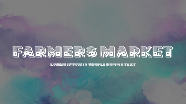 Farmers Market Font