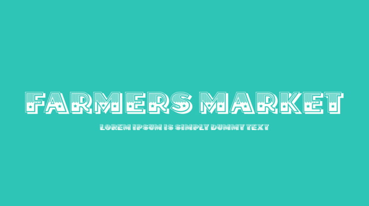 Farmers Market Font