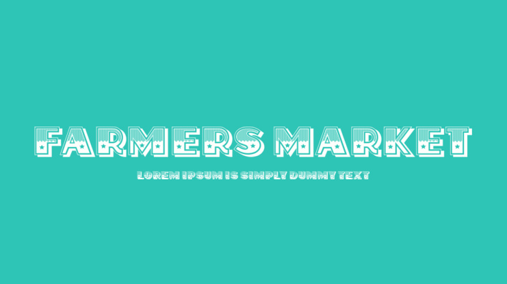Farmers Market Font