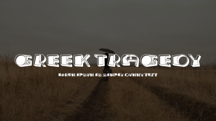 Greek Tragedy Font