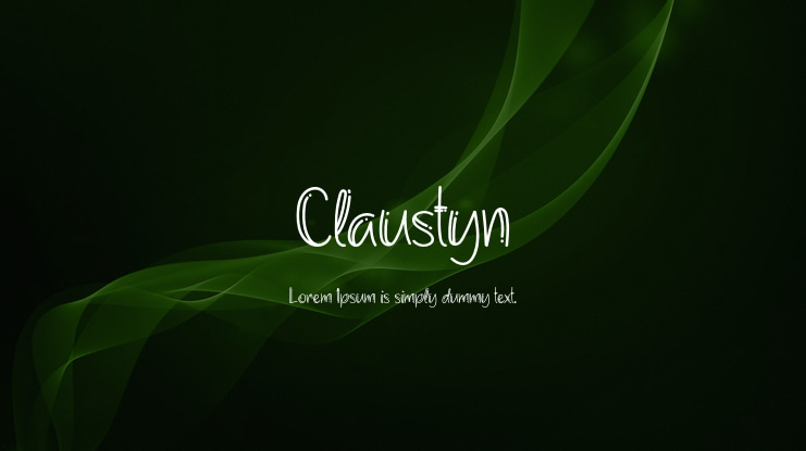 Claustyn Font