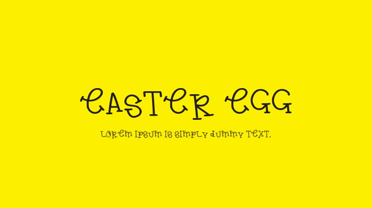 EASTER EGG Font