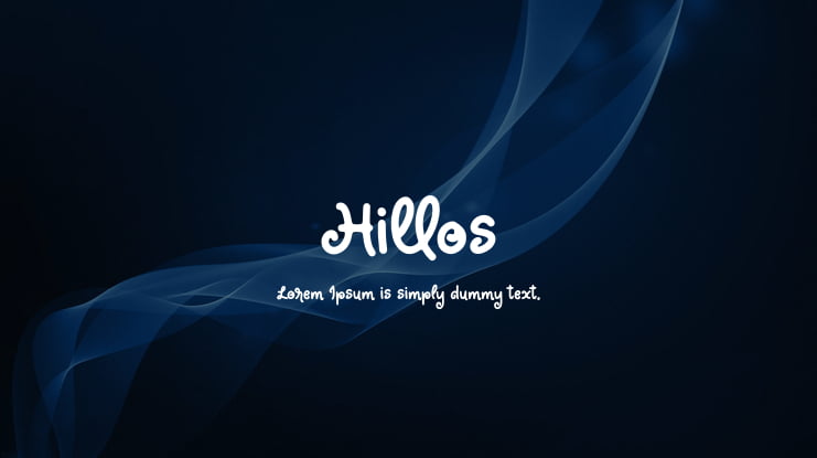 Hillos Font