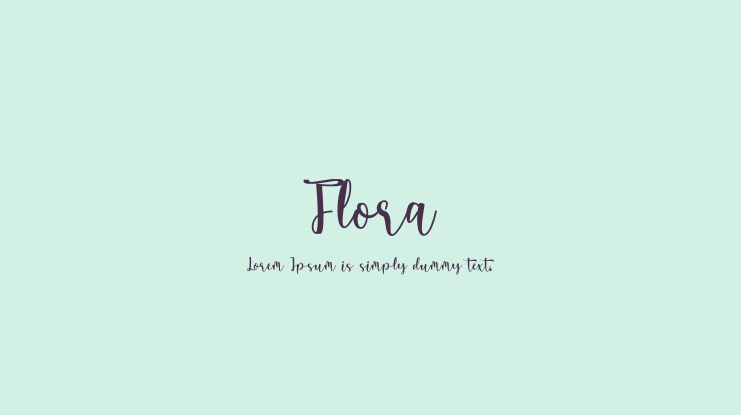 Flora Font