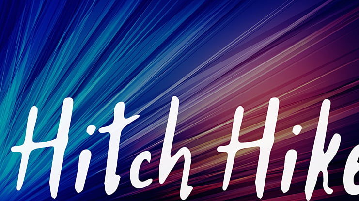 Hitch Hike Font