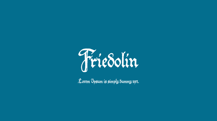 Friedolin Font