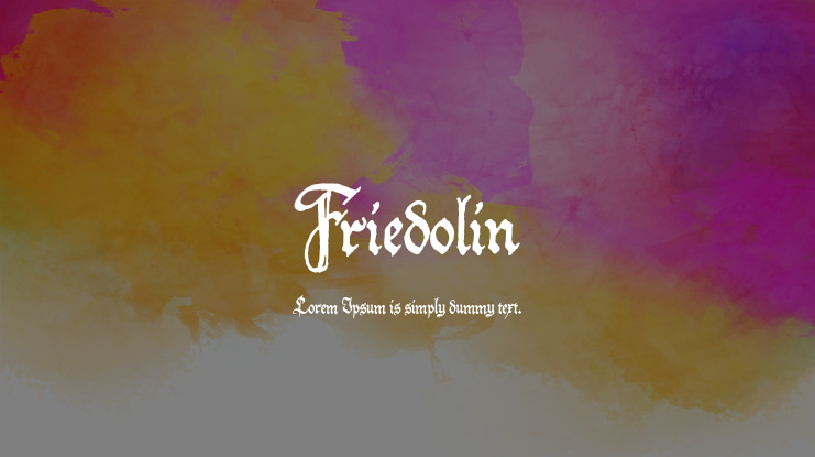 Friedolin Font
