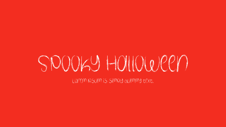 Spooky Halloween Font