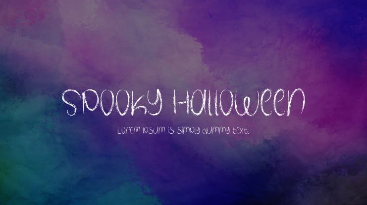 Spooky Halloween Font