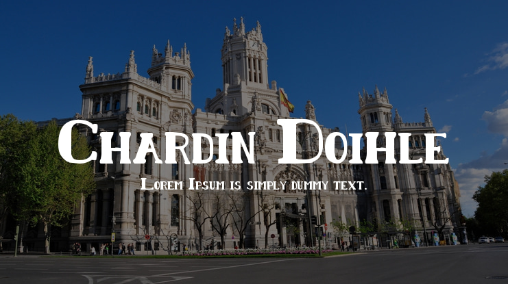 Chardin Doihle Font Family