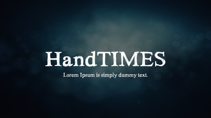 HandTIMES Font