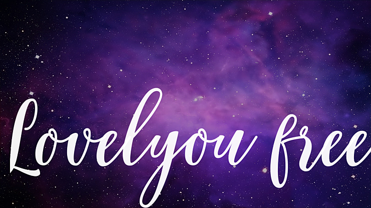 Lovelyou free Font