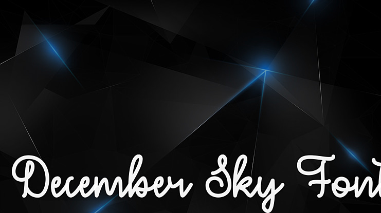 December Sky Font