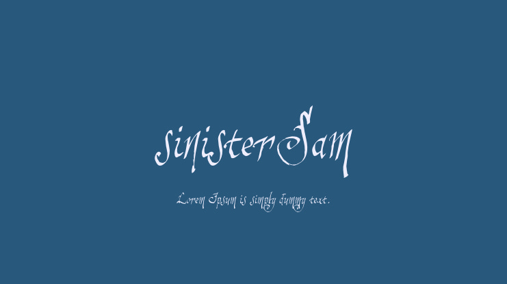 sinisterSam Font