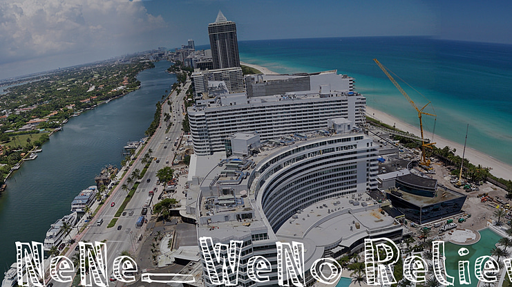 NeNe WeNo Reliev Font