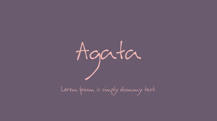 Agata Font Family