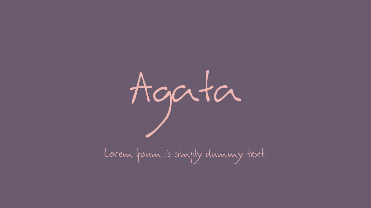 Agata Font Family