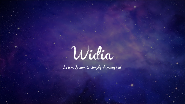 Widia Font Family