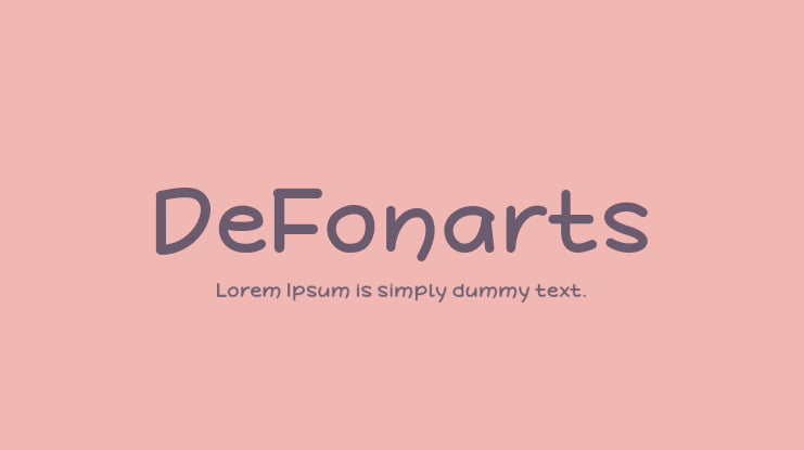 DeFonarts Font Family