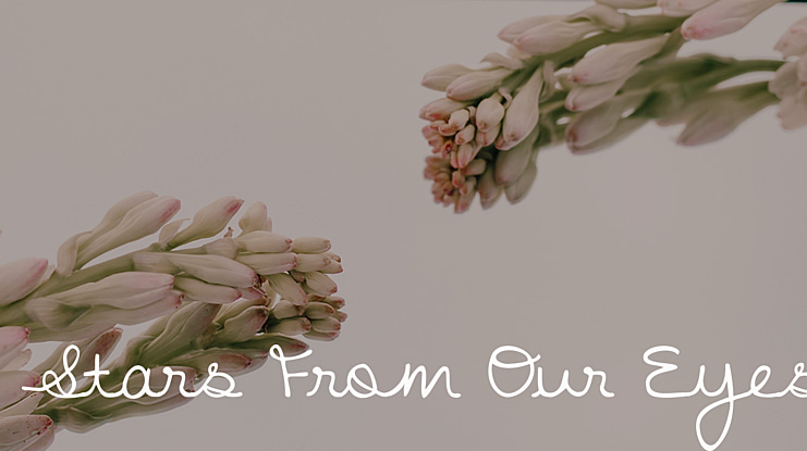 Stars From Our Eyes Font