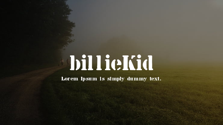 billieKid Font