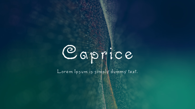 Caprice Font