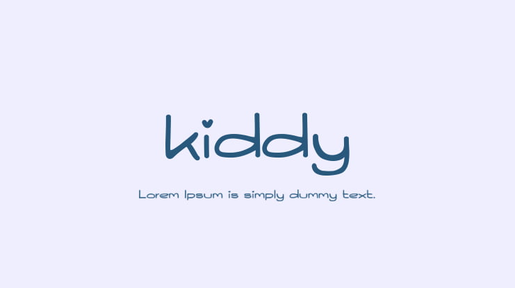 kiddy Font