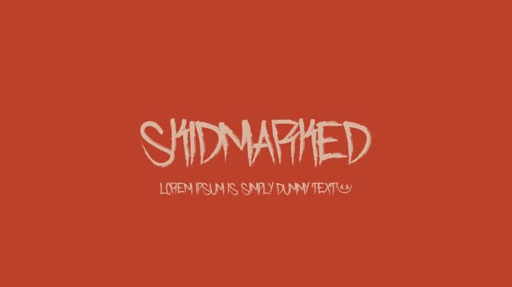 Skidmarked Font