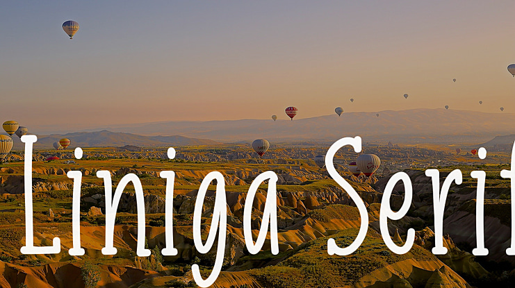 Liniga Serif Font