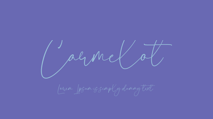 Carmelot Font