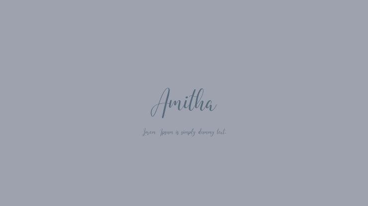 Amitha Font