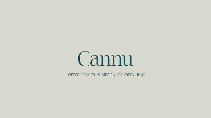 Cannu Font