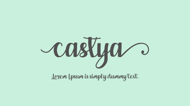 Castya Font