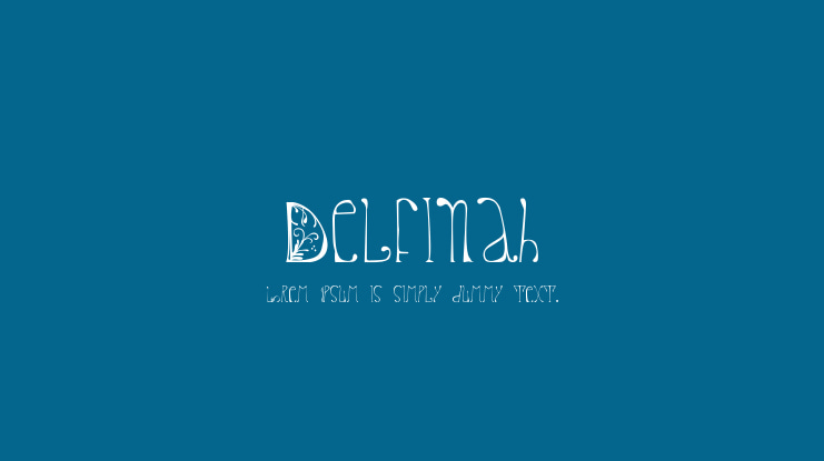 Delfinah Font