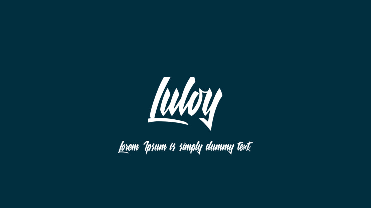 Luloy Font