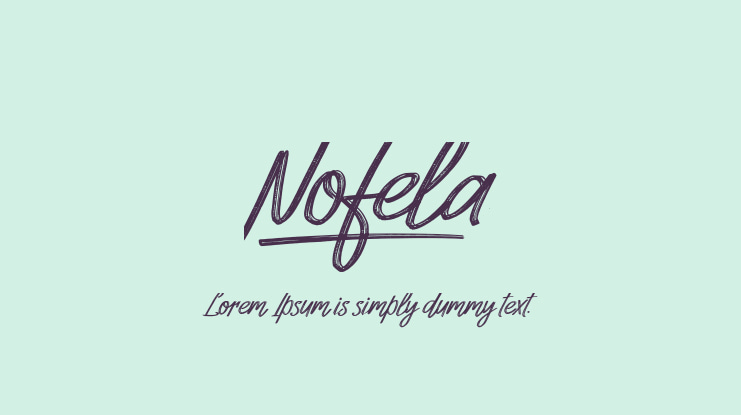 Nofela Font