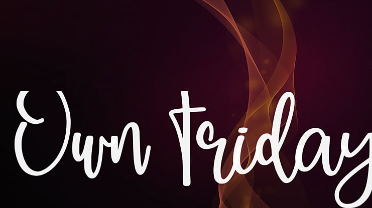Own Friday Font