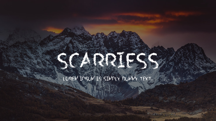 Scarriess Font