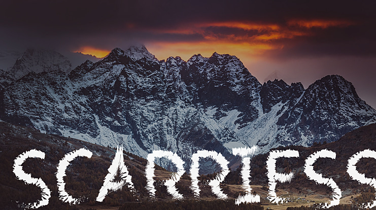 Scarriess Font