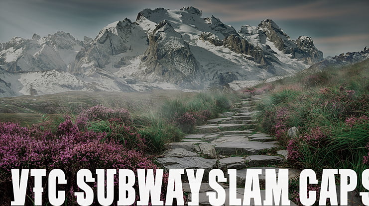 VTC Subway Slam Font Family