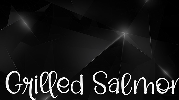 Grilled Salmon Font