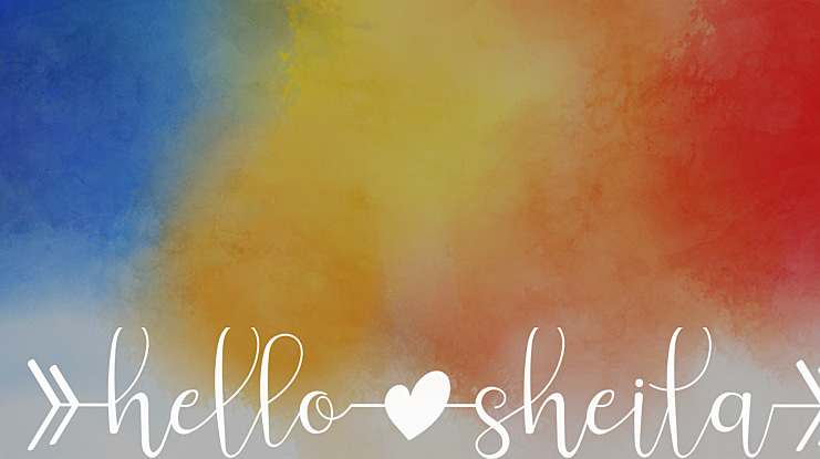 Hello Sheila Font