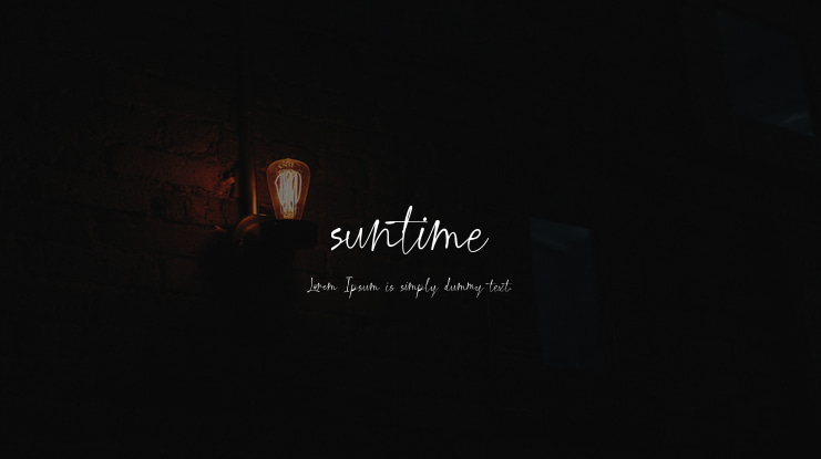 suntime Font