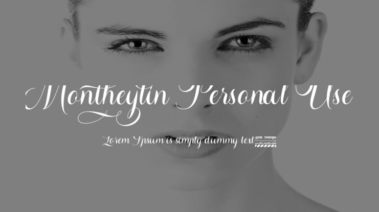 Montheylin Personal Use Font