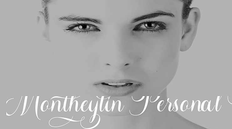 Montheylin Personal Use Font