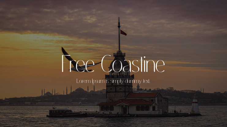 Free Coastine Font