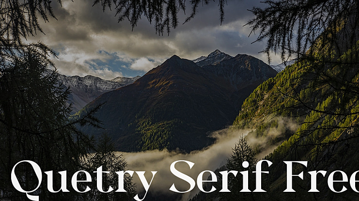 Quetry Serif Free Font