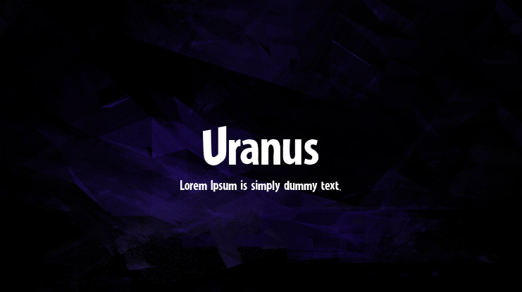 Uranus Font