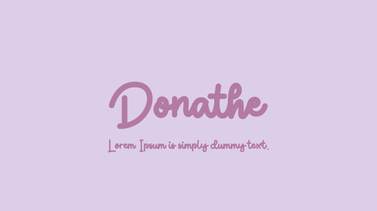 Donathe Font